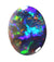 Magnificent Bright Solid Black Opal Stunning! 1.03cts / 1962 freeshipping - Global Opals