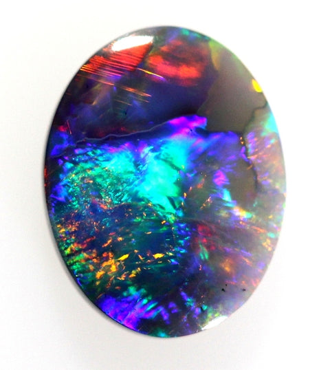 Magnificent Bright Solid Black Opal Stunning! 1.03cts / 1962 freeshipping - Global Opals