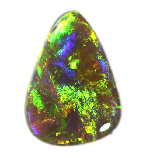 1.25 carat Brilliant Semi-black Opal!