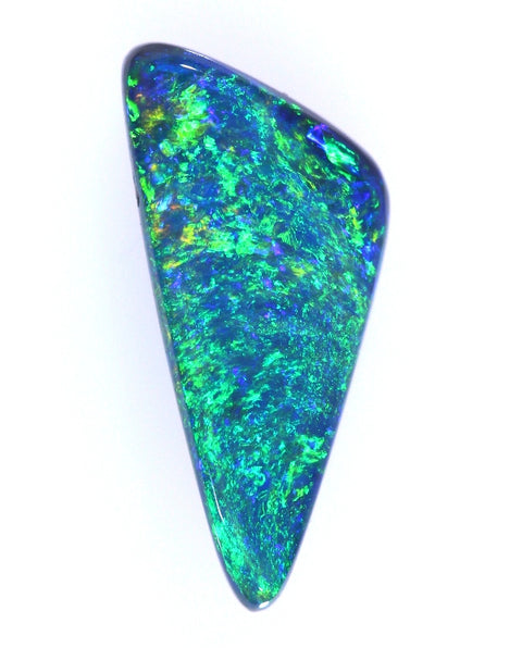 1.60 carat free-form blue/green solid black Opal