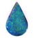 4.25cts Beautiful Big Blue/Green Tear Drop Solid Opal..2002 freeshipping - Global Opals