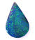 4.25cts Beautiful Big Blue/Green Tear Drop Solid Opal..2002 freeshipping - Global Opals