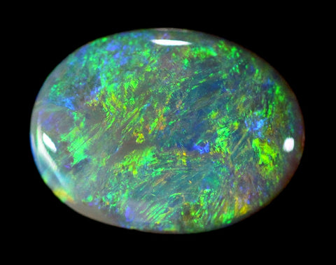 Brilliant Green Orange Gold Solid Opal 2.08ct / 203 freeshipping - Global Opals