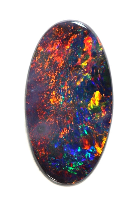 .91 carat red multi-coloured Opal!