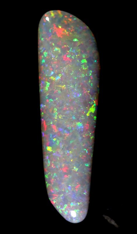 10.03 cts Red Multi-Coloured pin fire pattern  light Opal