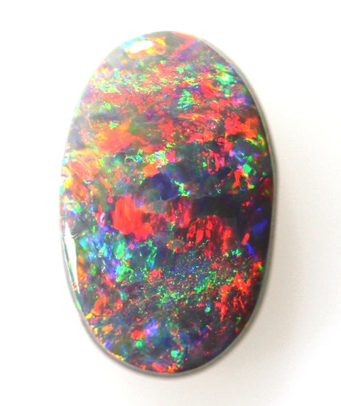 Brilliant Red Solid Lightning Ridge Dark Opal 1.32ct / 213 freeshipping - Global Opals