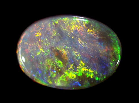 Lightning Ridge Solid SEMI-BLACK Opal 3.72ct / 214 freeshipping - Global Opals