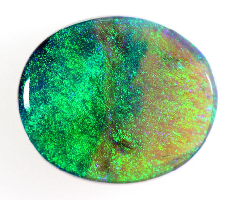Orange-Green Solid Lightning Ridge Opal! (2272) .99cts freeshipping - Global Opals