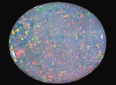 BIG Exquisite Solid 19.63ct Light Opal..Red Multi-Colour Pin Fire! 251 freeshipping - Global Opals