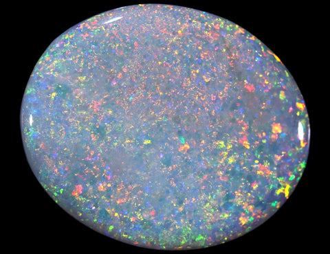 BIG Exquisite Solid 19.63ct Light Opal..Red Multi-Colour Pin Fire! 251 freeshipping - Global Opals