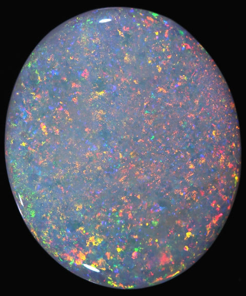 BIG Exquisite Solid 19.63ct Light Opal..Red Multi-Colour Pin Fire! 251 freeshipping - Global Opals