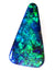 Bright Black Opal Gemstone
