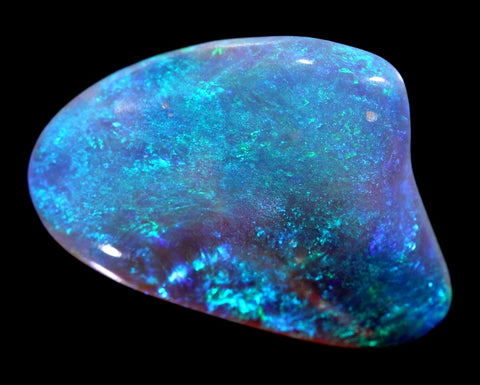 Bright Free-Form Crystal Opal Full-Face Green 7.52ct / 289 freeshipping - Global Opals