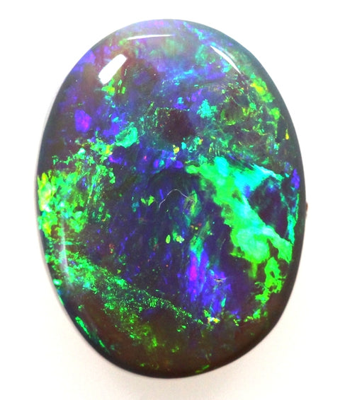 Lightning Ridge Solid Black Opal 295 / 3.29ct freeshipping - Global Opals
