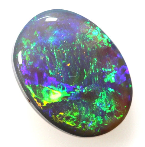 Lightning Ridge Solid Black Opal 295 / 3.29ct freeshipping - Global Opals