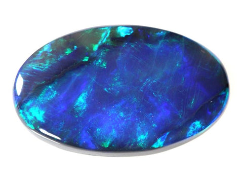 3D blue solid black Opal!