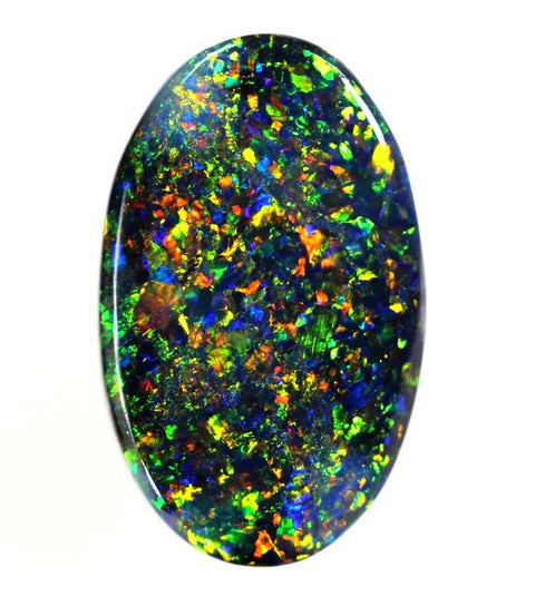 7.82 carat Red/Blue/Green/Orange Superb Solid Opal!