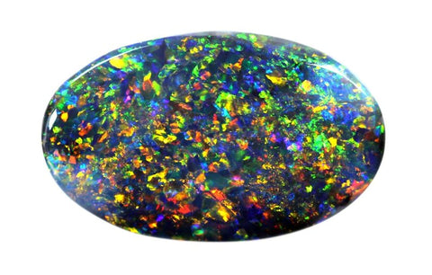 7.82 carat Red/Blue/Green/Orange Superb Solid Opal!