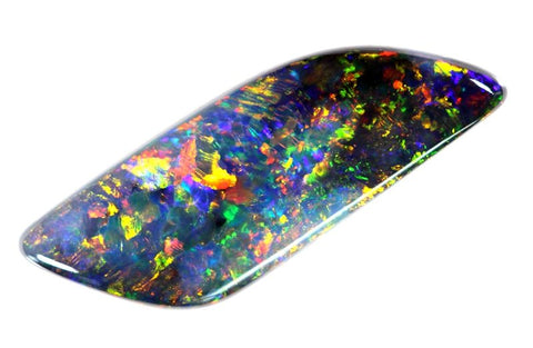 2.88 carat red beautifully cut & polished solid black Opal!