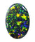 1.50 cts Blue/Green Very Bright Lightning Ridge Solid Black Opal (3003) freeshipping - Global Opals