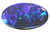 Large Unique Solid Black Lightning Ridge Opal 18.26ct..3132 freeshipping - Global Opals