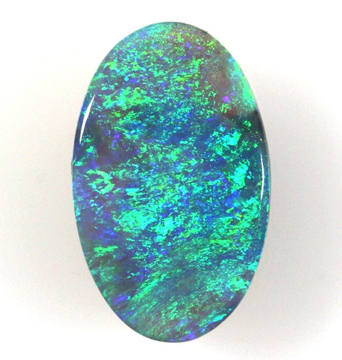 (3048) Brilliant Blue/Green 10.77ct Dark Opal! freeshipping - Global Opals