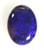 5.12 carat Beautiful Blue solid black Opal!