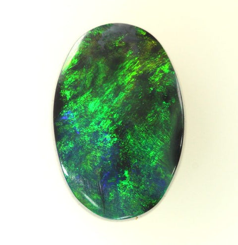 1.63 carat 3.5mm thick solid black opal