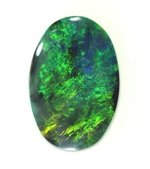 1.63 carat 3.5mm thick solid black opal