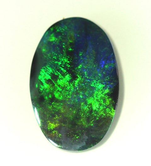 1.63 carat 3.5mm thick solid black opal
