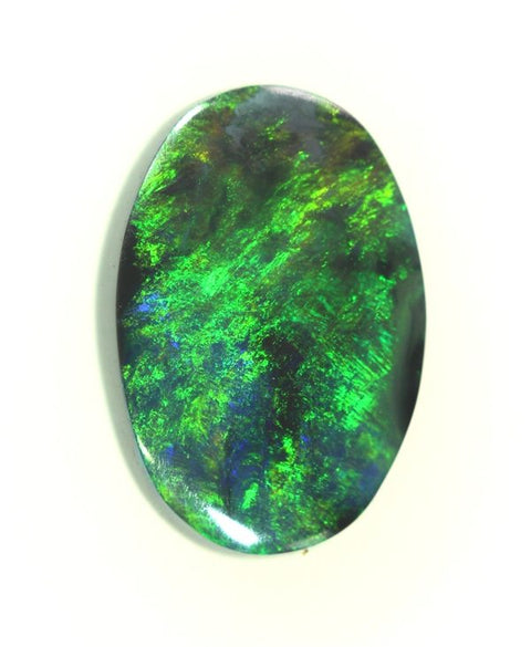 1.63 carat 3.5mm thick solid black opal