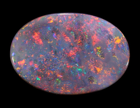 Bright Red-Orange Solid Natural Opal 3.35ct / 327 freeshipping - Global Opals