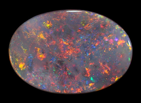 Bright Red-Orange Solid Natural Opal 3.35ct / 327 freeshipping - Global Opals