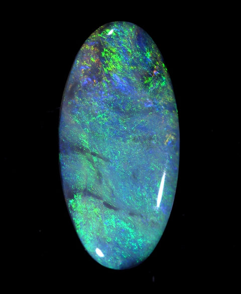 Unique Solid Black Opal (416)