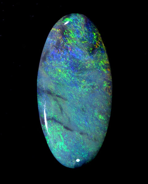 Unique Solid Black Opal (416)