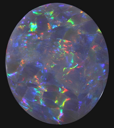 Large 12.35ct Natural Solid Block Pattern Opal! 428 freeshipping - Global Opals