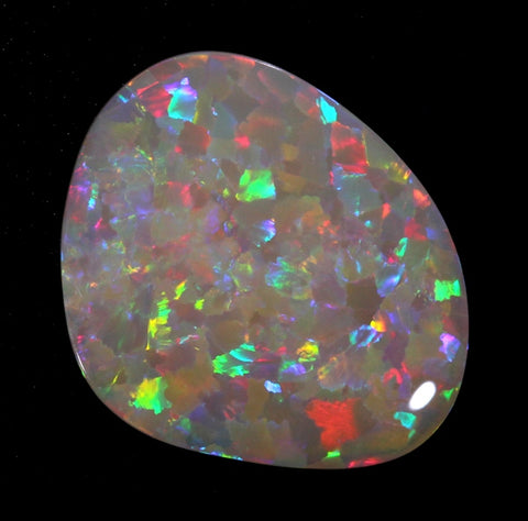 4.18ct Stunning Red Multi-Coloured Solid Opal!