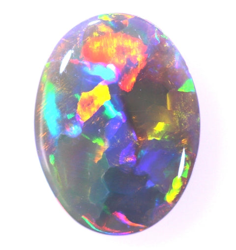 Brilliant Red Flagstone Pattern Solid Opal! 5110 / .62ct freeshipping - Global Opals