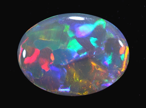 Brilliant Red Flagstone Pattern Solid Opal! 5110 / .62ct freeshipping - Global Opals