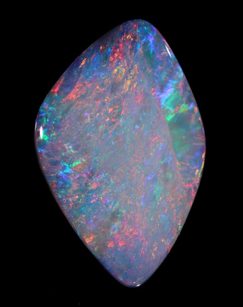 4.61ct red multi-coloured semi-black Opal!