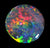 1.90ct Unique Round Solid Opal!