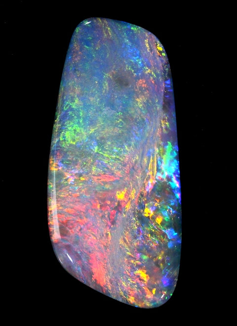 Unique Red Pattern Free-Form Natural Solid Opal! 5115 /3.75ct freeshipping - Global Opals