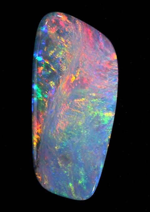 Unique Red Pattern Free-Form Natural Solid Opal! 5115 /3.75ct freeshipping - Global Opals