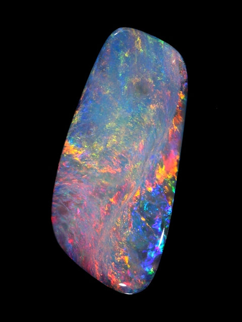 Unique Red Pattern Free-Form Natural Solid Opal! 5115 /3.75ct freeshipping - Global Opals