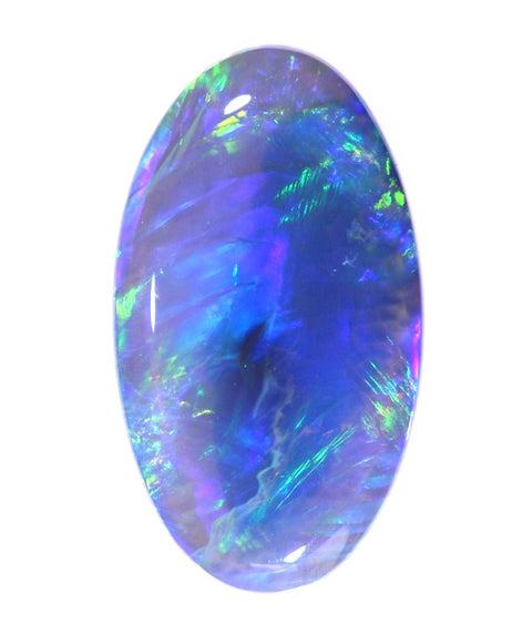 2.07ct Bright Blue/Green Solid Lightning Ridge Opal! (5117) freeshipping - Global Opals