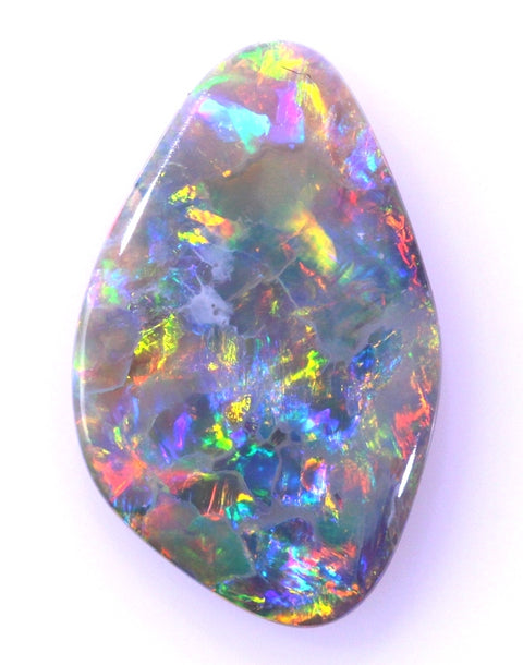 Red Multi-Colour Opal