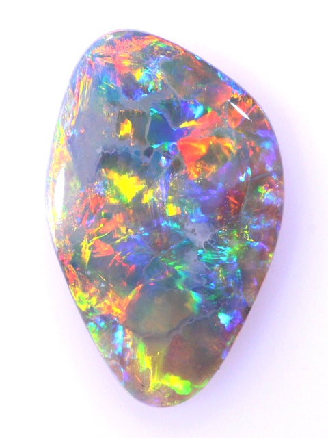 Red Multi-Colour Opal