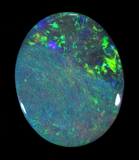 1.68ct Green Solid Semi-Black Opal!