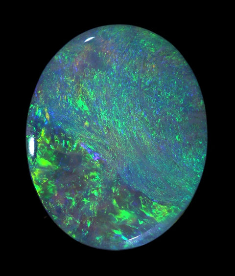 1.68ct Green Solid Semi-Black Opal!
