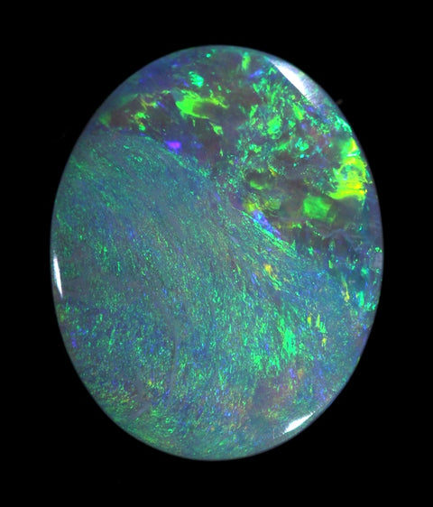1.68ct Green Solid Semi-Black Opal!